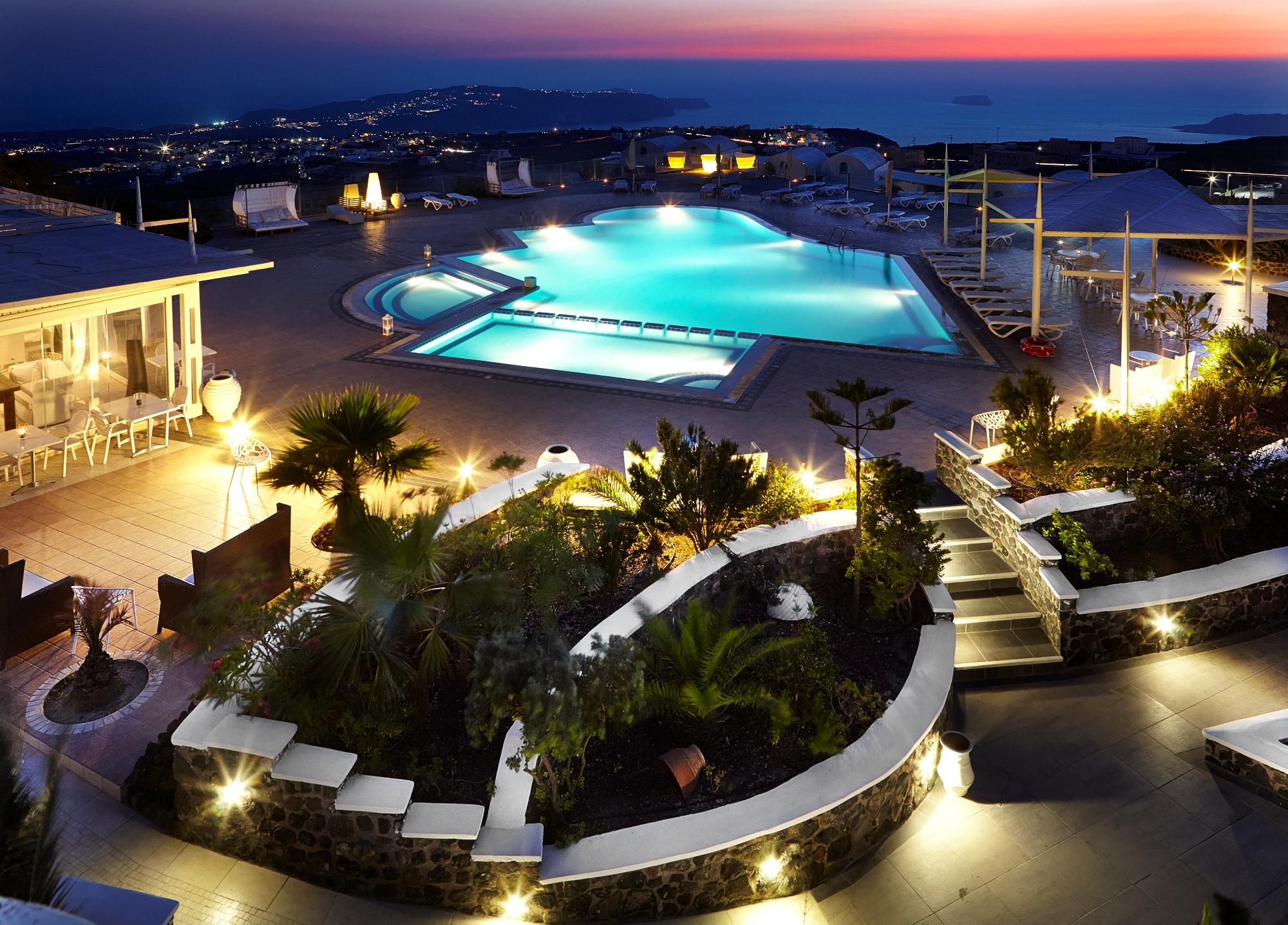 Orizontes Hotel Santorini Pýrgos Exterior foto