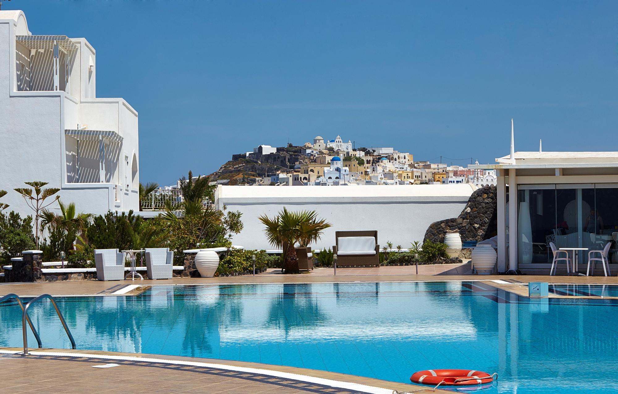 Orizontes Hotel Santorini Pýrgos Exterior foto