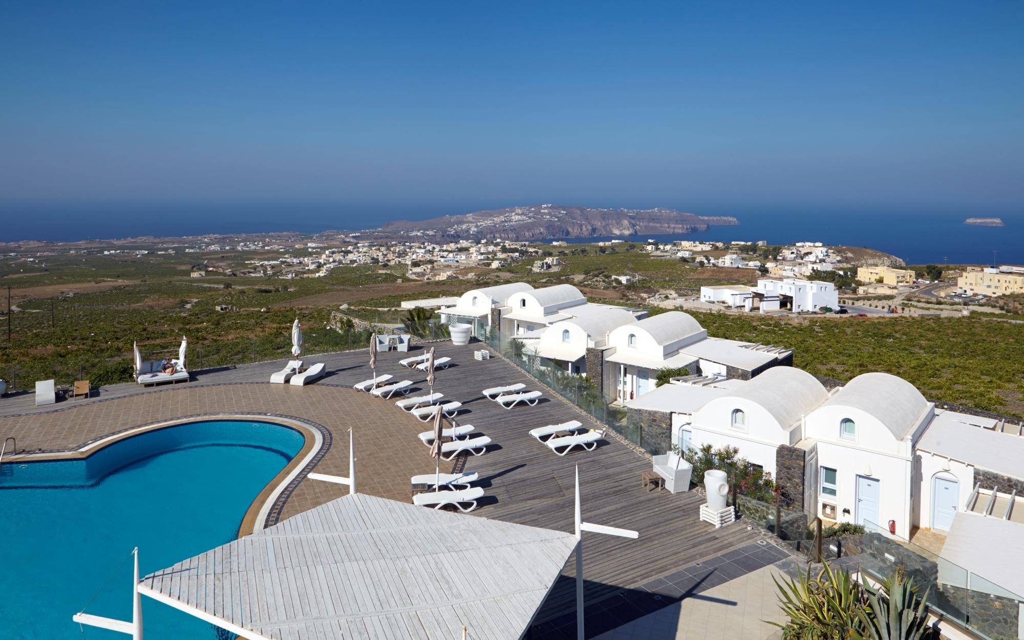 Orizontes Hotel Santorini Pýrgos Exterior foto