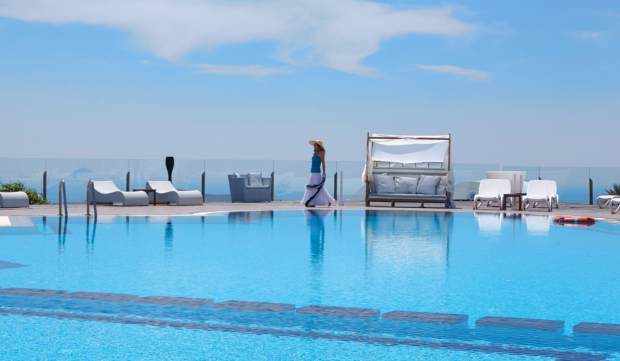 Orizontes Hotel Santorini Pýrgos Exterior foto
