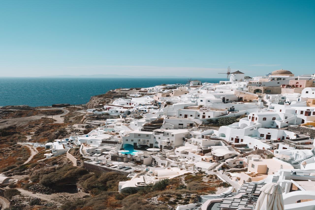 Orizontes Hotel Santorini Pýrgos Exterior foto