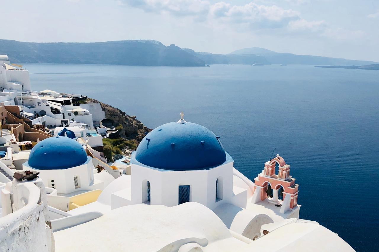 Orizontes Hotel Santorini Pýrgos Exterior foto