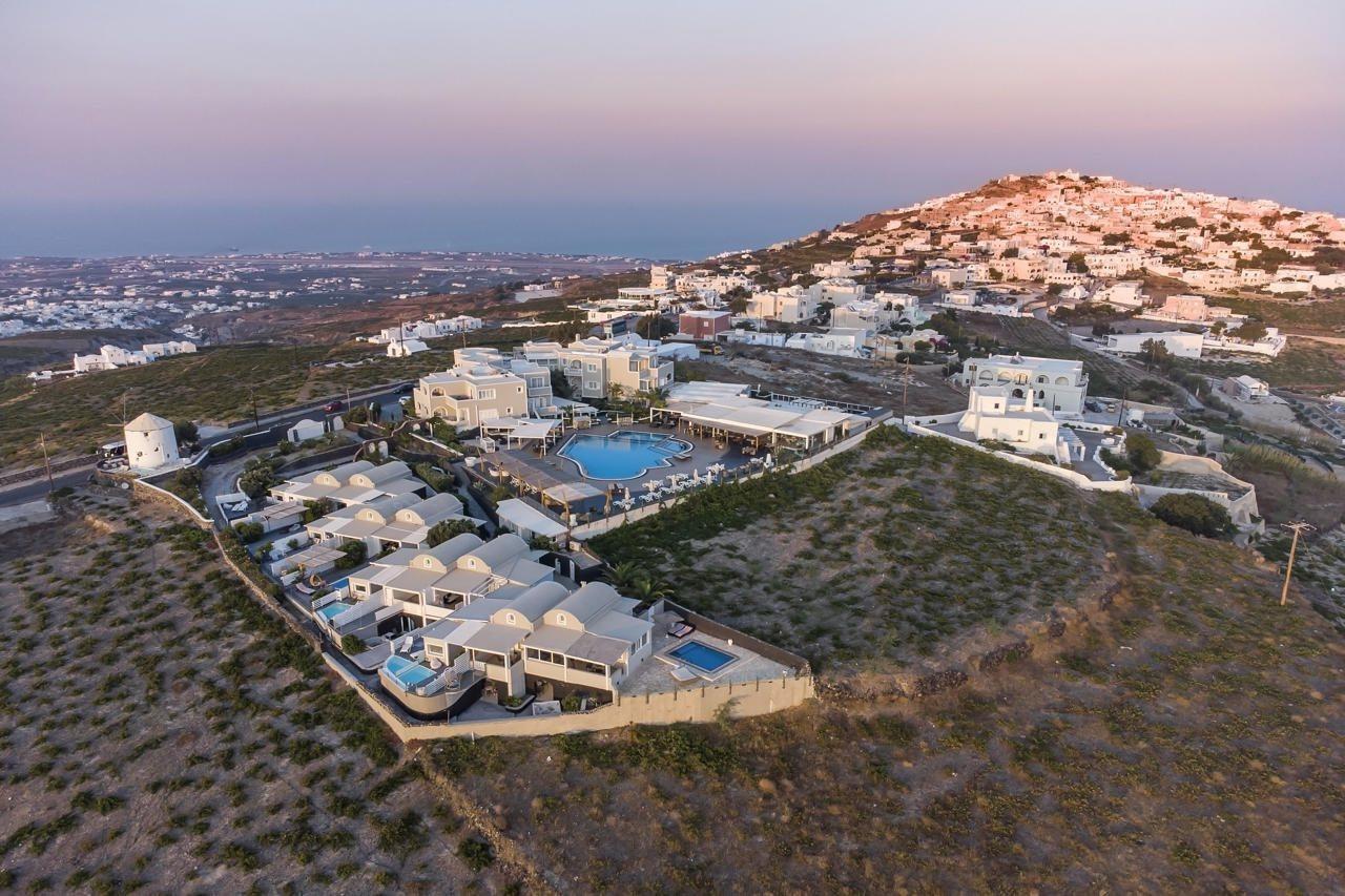 Orizontes Hotel Santorini Pýrgos Exterior foto