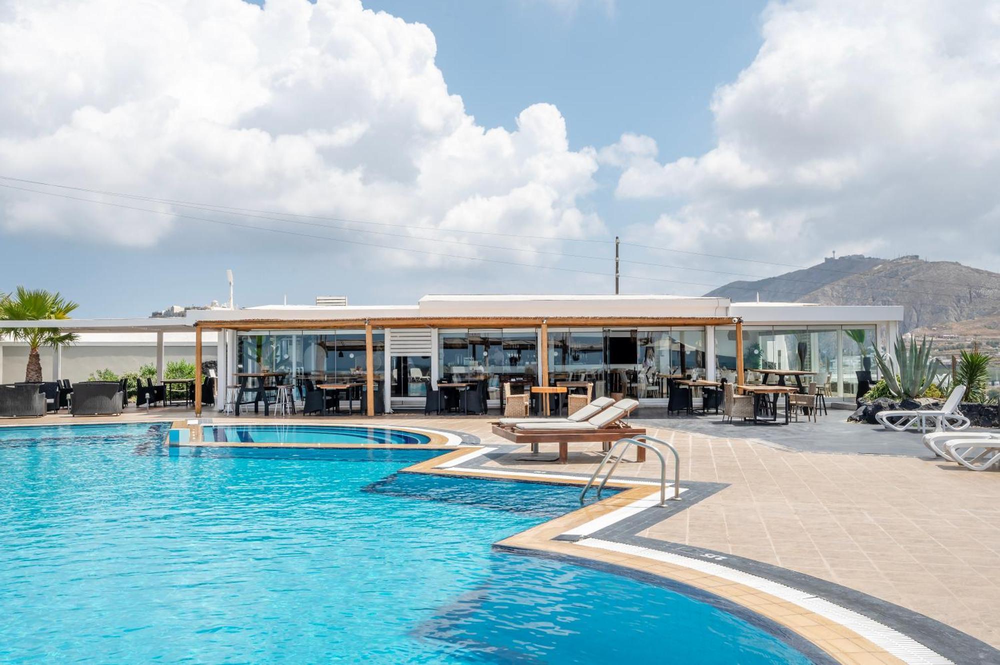 Orizontes Hotel Santorini Pýrgos Exterior foto
