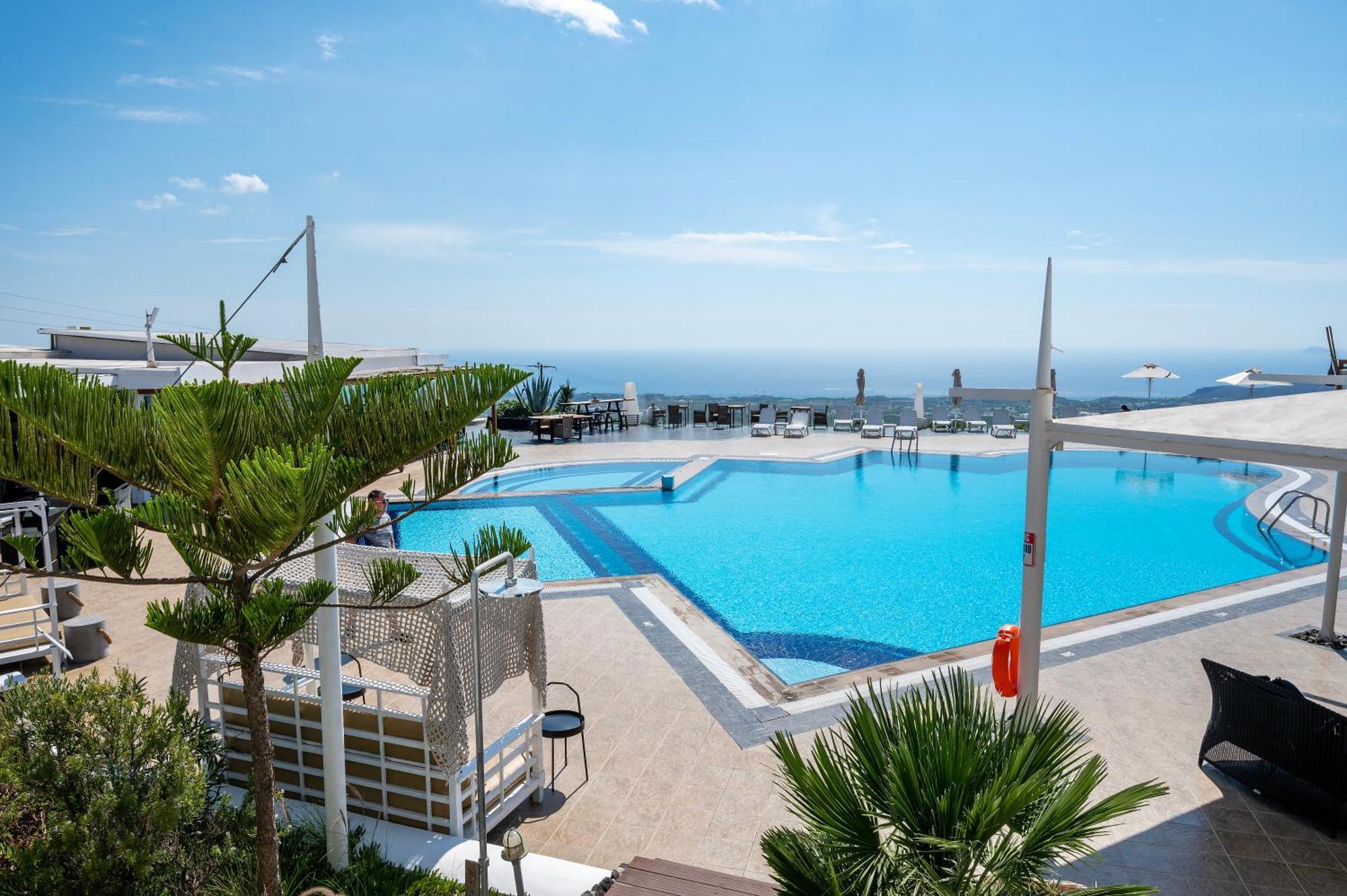 Orizontes Hotel Santorini Pýrgos Exterior foto